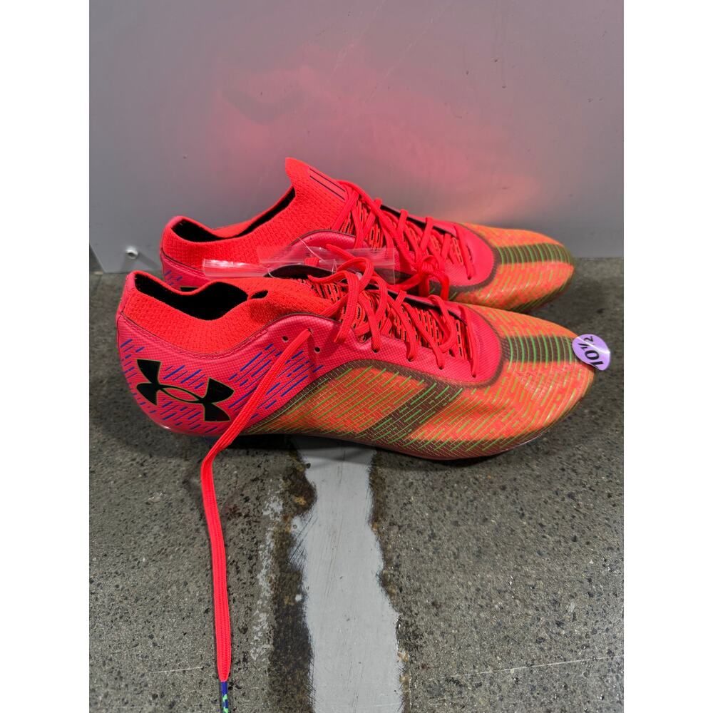 Under Armour Shadow Pro FG Soccer Cleats Red 3025643-600 Carbon Size 10.5 NWOT